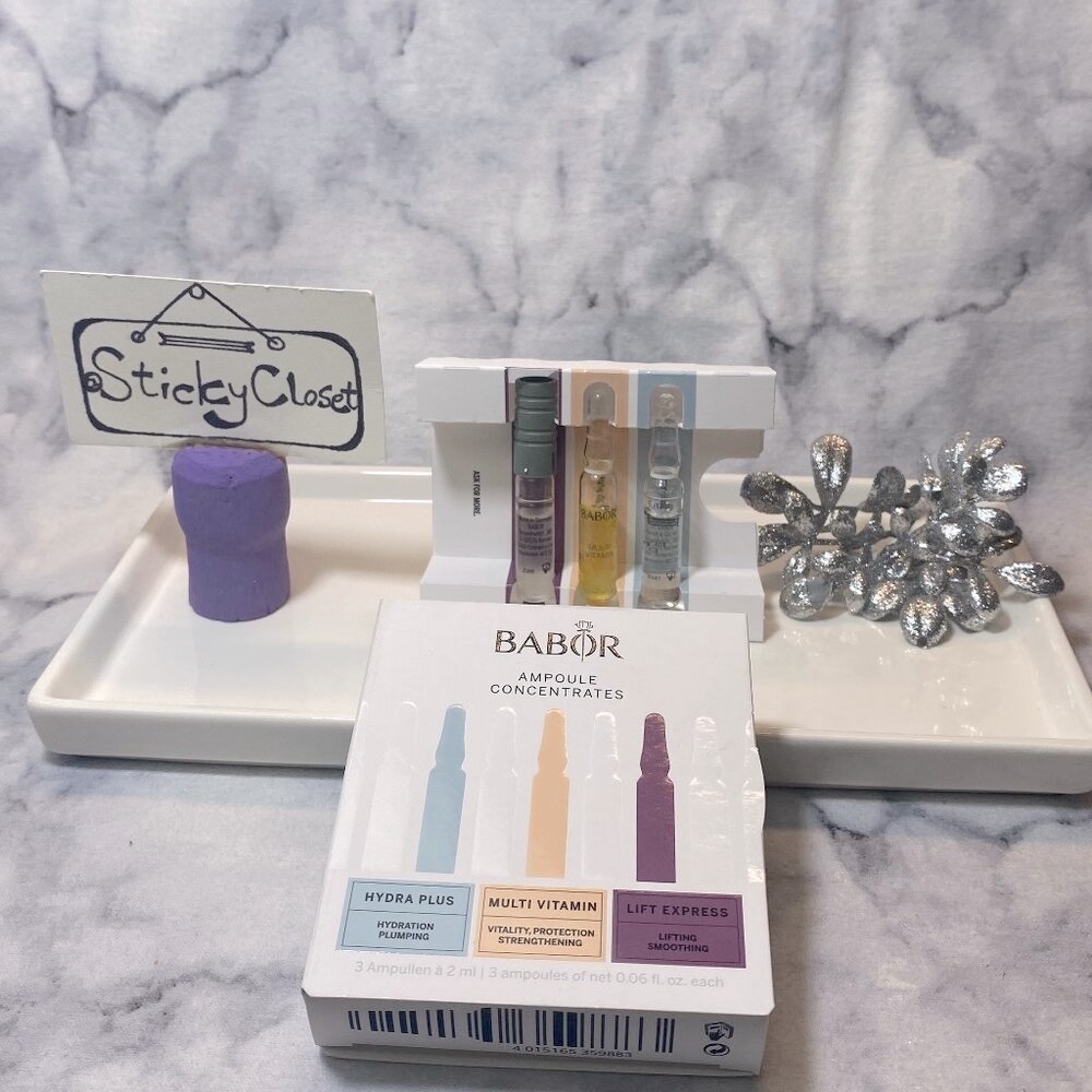 Babor Ampoule Concentrate Set-Hydra Plus,Multi Vitamin&Lift Express3pc-BOXED-NEW